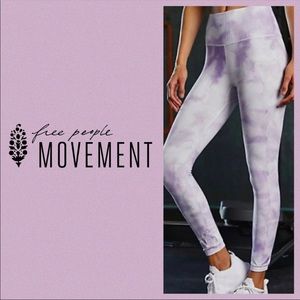 Free people movement tie dye leggings